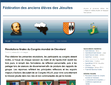 Tablet Screenshot of anciens-eleves-jesuites.be